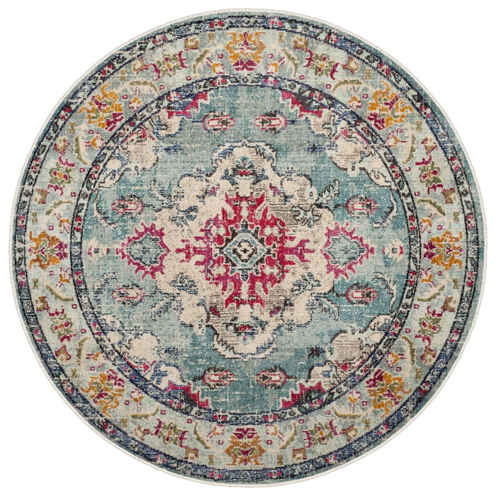 Conceptum Alfombra Turquesa 120 x 120 cm